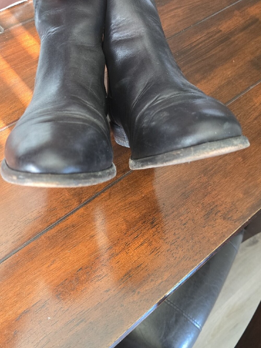 COACH womans Black Leather Chelsea Boots. Sz 10M. - Picture 7 of 11